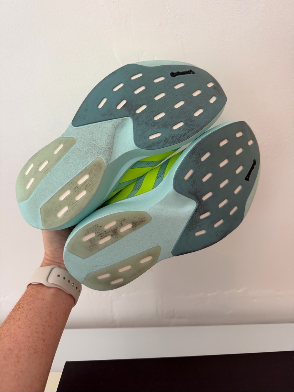 Adidas Adizero Evo SL Clear Mint / Lucid Lemon / Halo Mint - Picture 6 of 8
